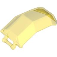 Lego Windscreen 4 x 4 x 4 2/3 with Handle / Trans-Yellow