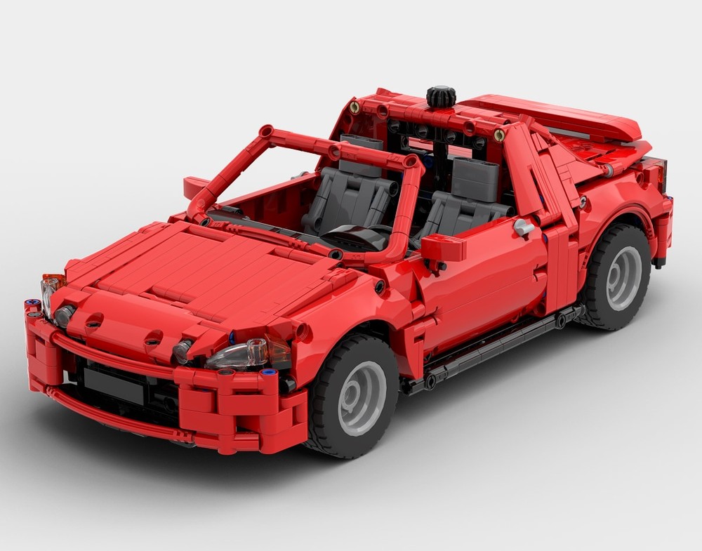 Lego Honda CR-X Del Sol (Red)