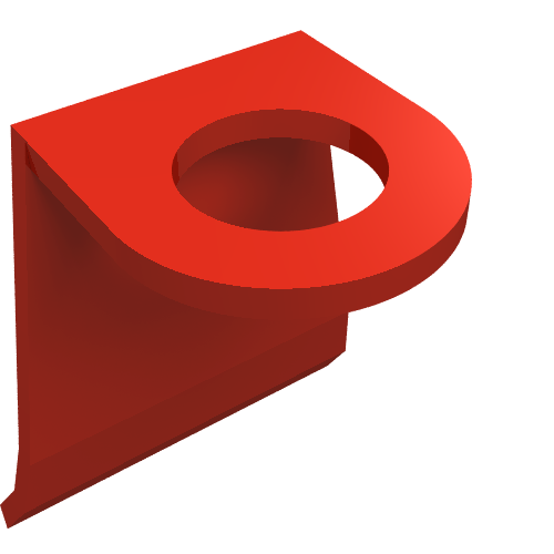 Lego Minifig Neckwear Cape [Plastic] / Red