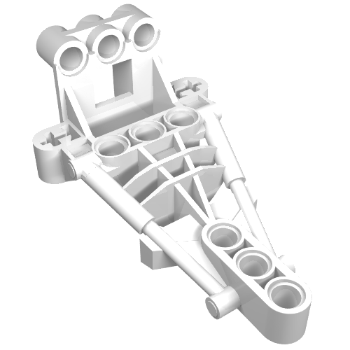 Lego Large Figure Skeletal, Torso (Toa Hordika) / White