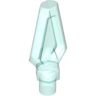 Lego Weapon Pike / Spear Tip with Bar / Trans-Light Blue