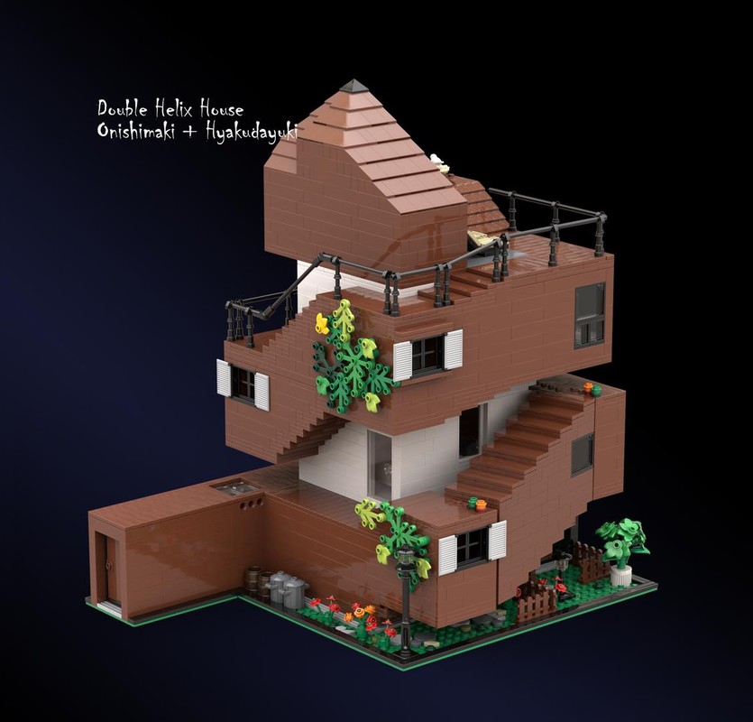 Lego Double Helix House
