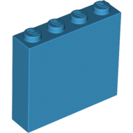 Lego Brick 1 x 4 x 3 / Dark Azure