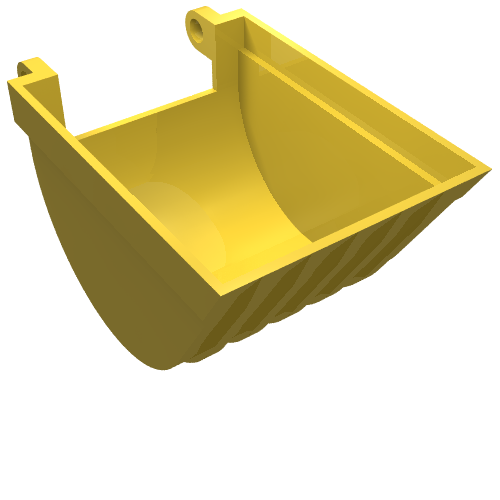 Lego Technic Digger Bucket 8 x 6 / Yellow