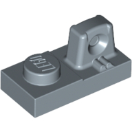 Lego Hinge Plate 1 x 2 Locking with 1 Finger On Top / Sand Blue