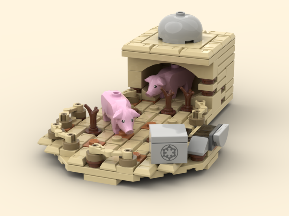 Lego Tatooine piggery