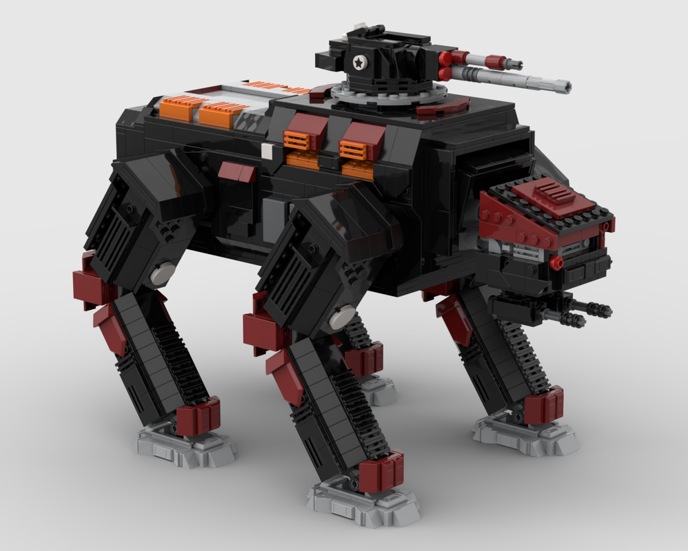 Lego Helldivers 2 Automaton Factory Strider