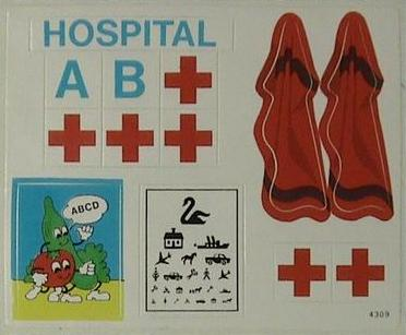 Lego Sticker Sheet 1 for Set 231-1