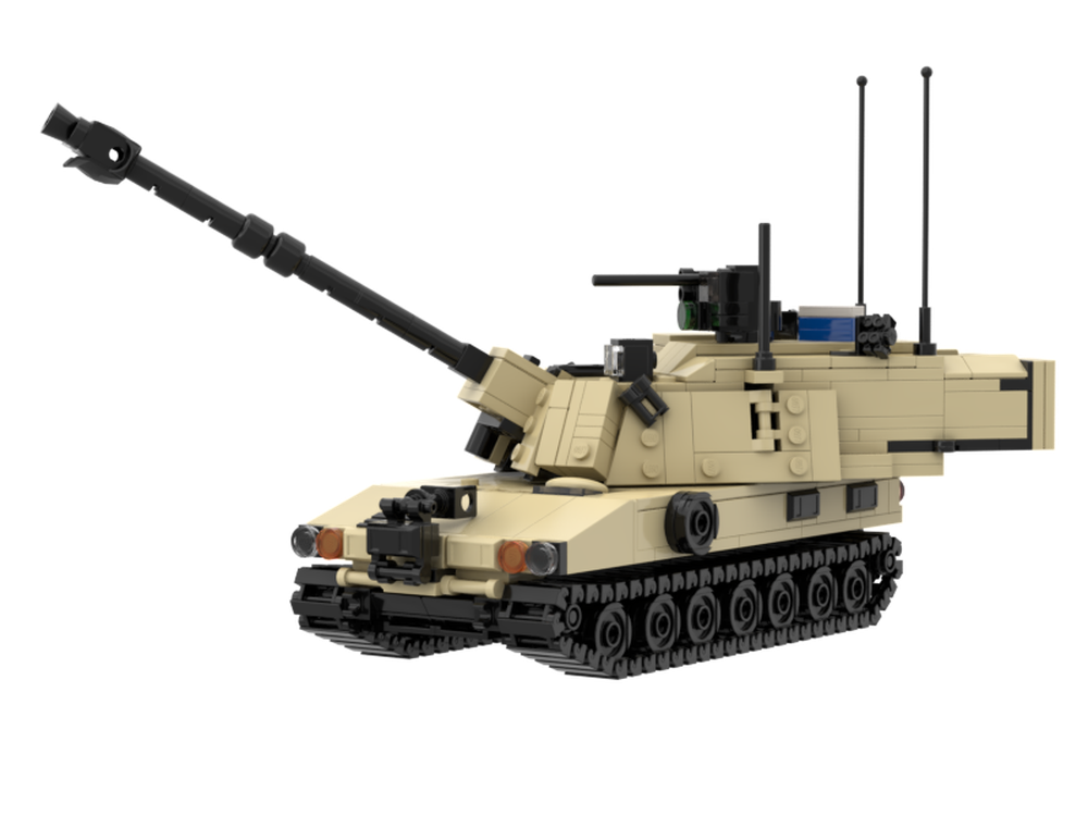 Lego M109 Paladin Tan Version