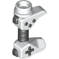 Lego Game Controller / Weapon Hilt with Black Buttons / White