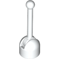 Lego Lever Small Base with White Lever