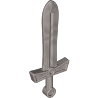 Lego Duplo Sword / Broadsword / Flat Silver