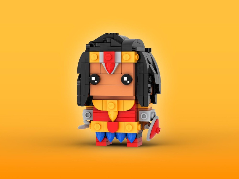 Lego Wonder Wo man Brickheadz LEGO MOC - DC