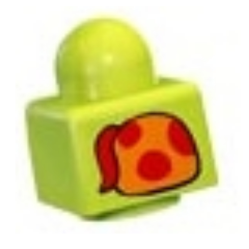 Lego Primo Brick 1 x 1 with Horse Body / 'B' Print