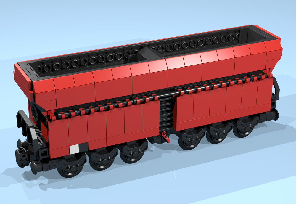 Lego 12-Wheel Ore Hopper Faals 151 (red)