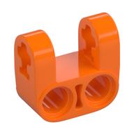 Lego Technic Axle and Pin Connector Perpendicular Double Split [Reinforced] / Orange
