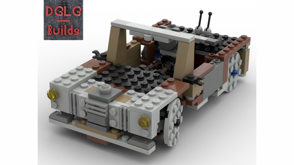 Lego Old-Timey Car w/ Steering