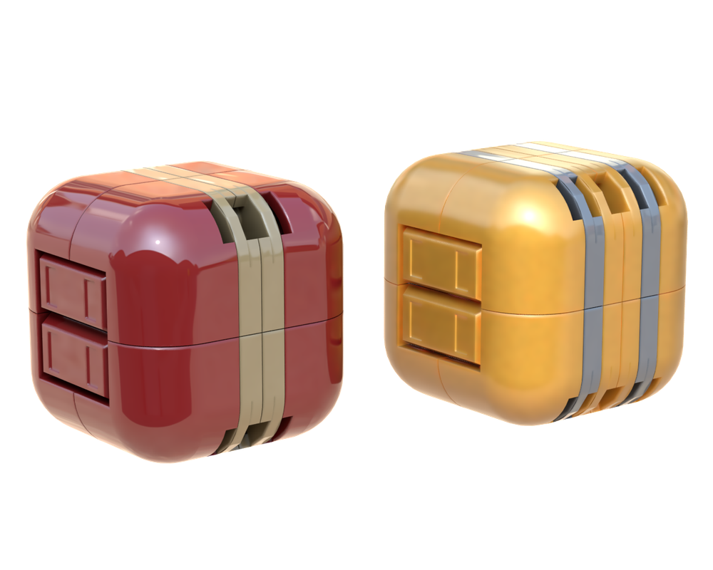 Lego Small Rounded Space Crates