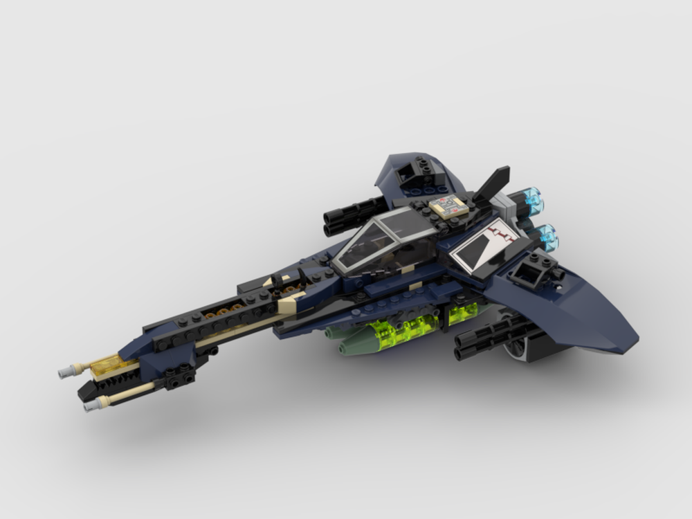 Lego Space Fighter: Navy Blue