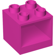 Lego Duplo Cabinet 2 x 2 x 1.5 / Dark Pink