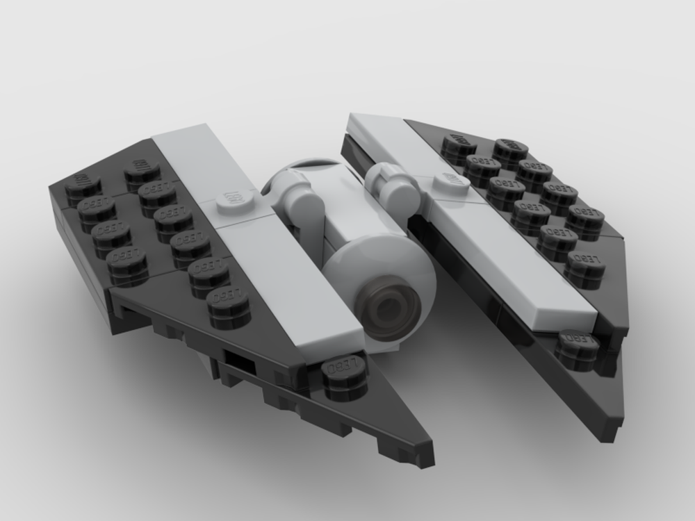Lego micro scale TIE striker