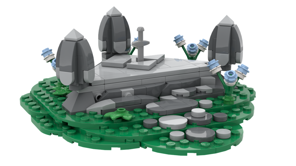Lego Master Sword Pedestal: from BOTW