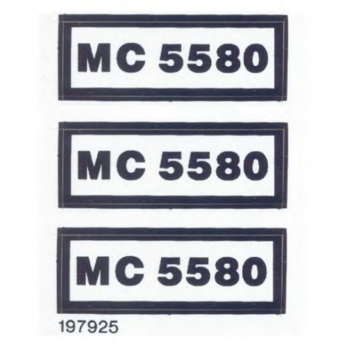 Lego Sticker Sheet for Set 5580-1