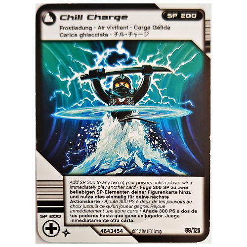 Lego Trading Card, Ninjago Deck #2: 89 - Chill Charge - International Version