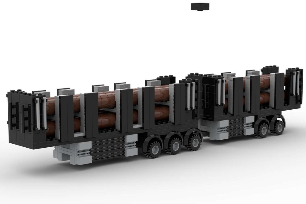Lego Logging trailer Rocky Mountain double