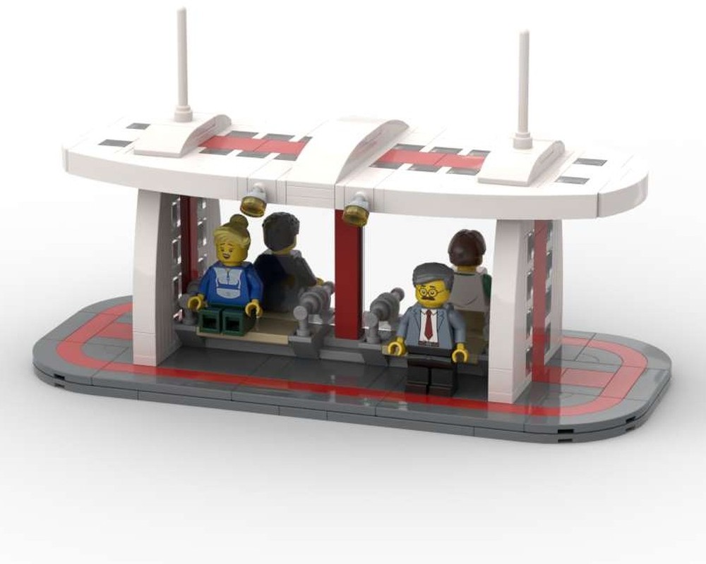 Lego PAU004 Art Deco Bus Stop