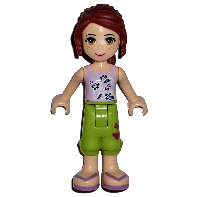Lego Mia - Lavender Top, Lime Trousers