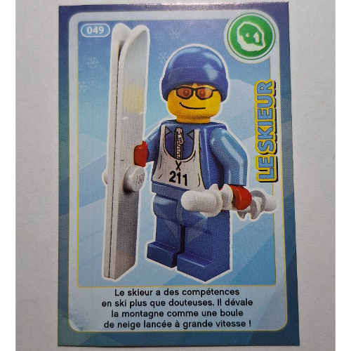 Lego Trading Card for Set TRADINGCARD-12, #049 Print / [No Color/Any Color]