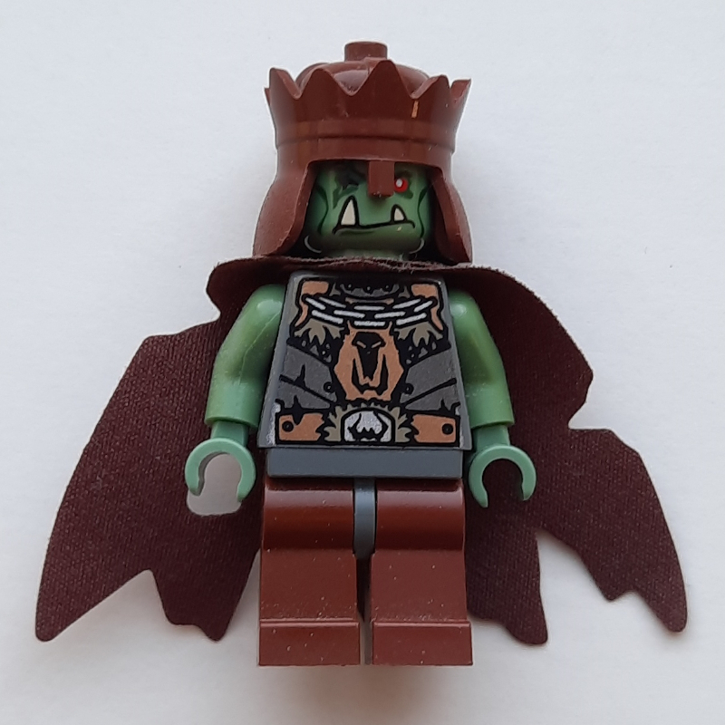 Lego Troll King, Reddish Brown Crown