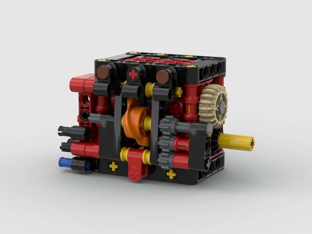 Lego 4-speed automatic gearbox