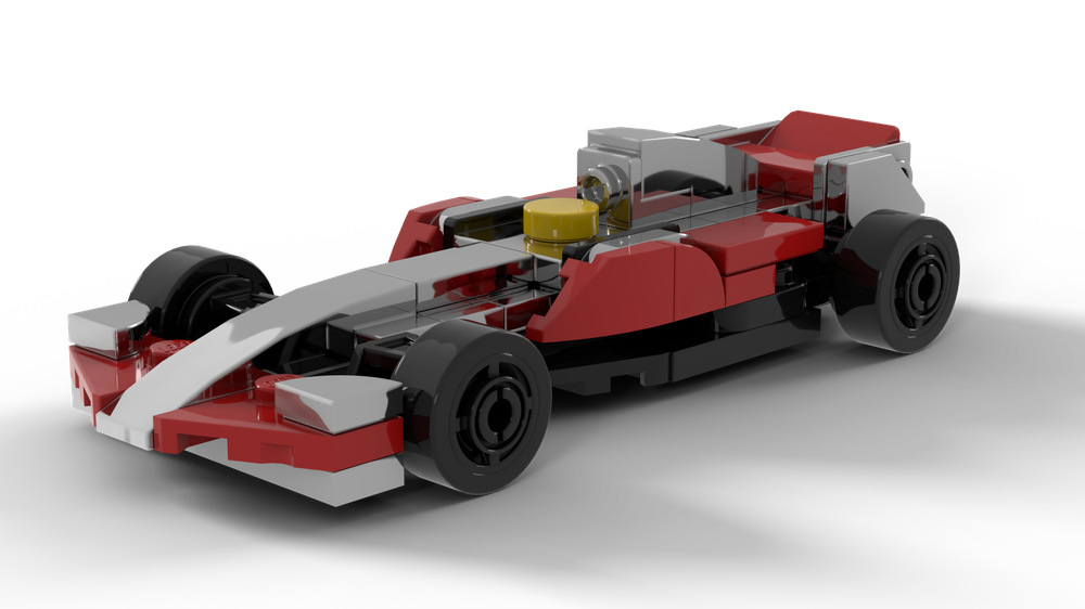 Lego 2008 F1 car Polybag style