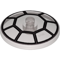 Lego Dish 4 x 4 Inverted with Open Stud [Radar] with Cockpit Print