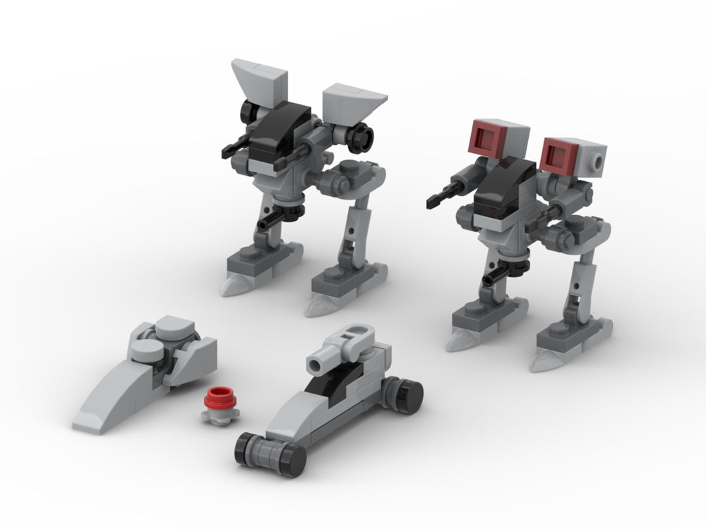 Lego Starcraft | Vulture, Hellion, and Goliaths