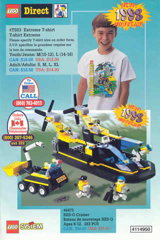 Lego 1998 Insert