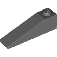 Lego Brick Sloped 18° 4 x 1 / Dark Bluish Gray