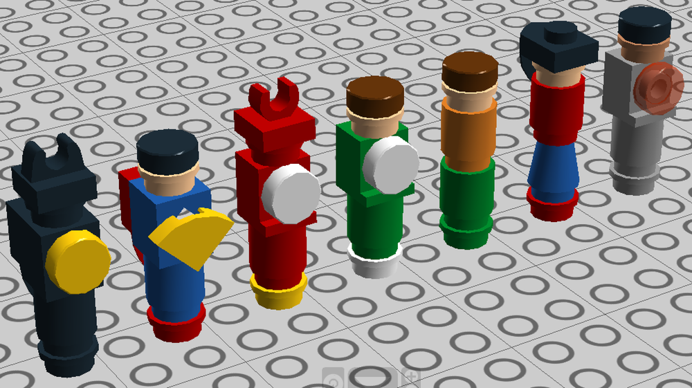 Lego Microfigures - DC Heroes