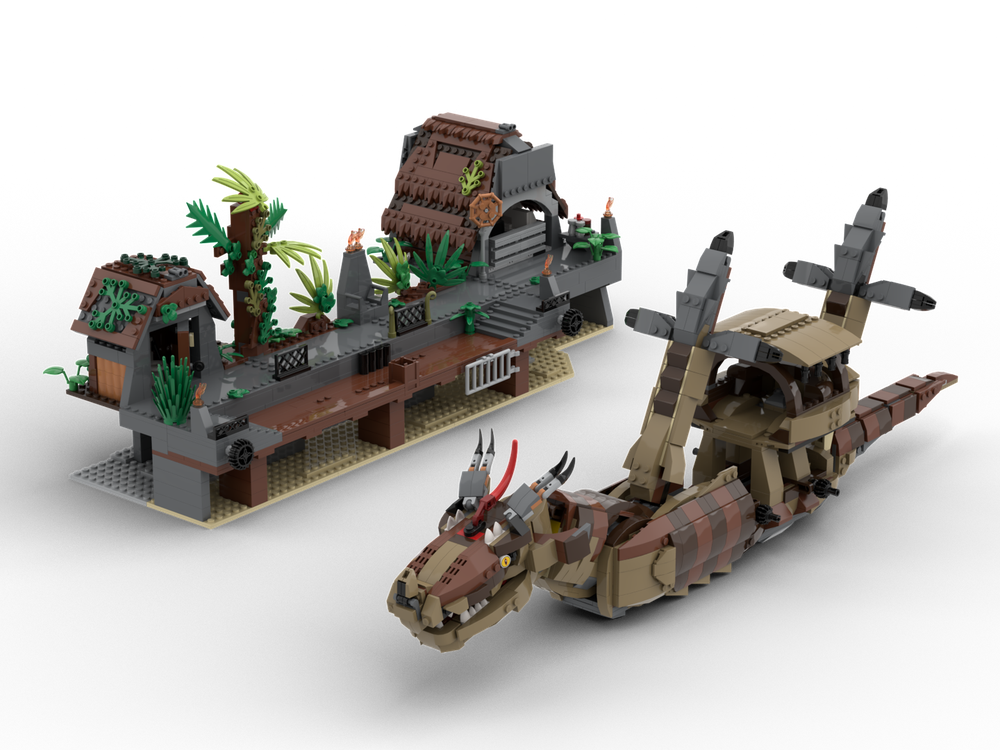 Lego 75936-1 Dragon Boat and Pier
