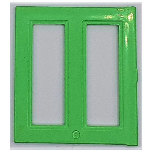 Lego Duplo Door / Window Pane 1 x 3 x 4 / Medium Green