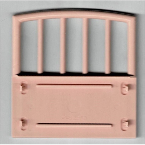 Lego Scala, Baby Crib Footboard 1 x 7 x 6 / Light Salmon