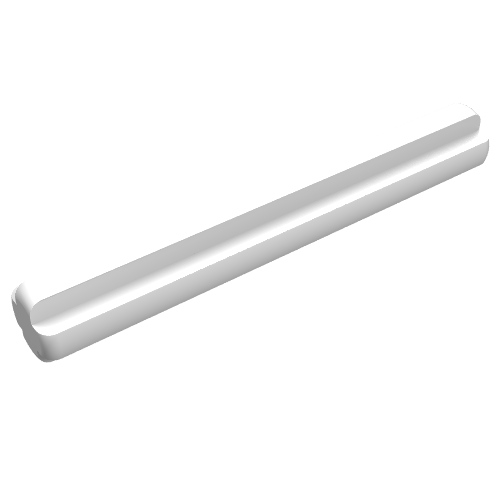 Lego Technic Axle 4 / Milky White
