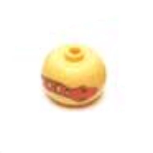 Lego Pen Bead, Round Orb with Snake Print
