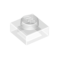 Lego Plate 1 x 1 / Trans-Clear