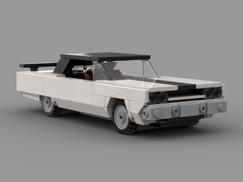Lego 1970 Plymouth Roadrunner - White