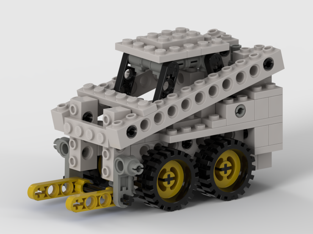 Lego 8022 alternative: bobcat with fork