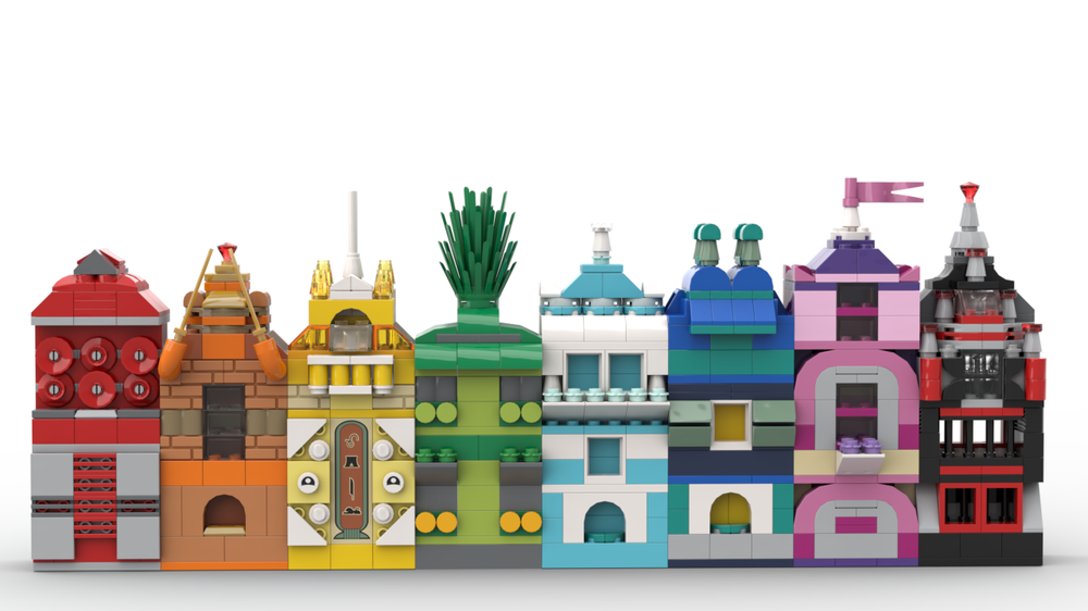 Lego 11021 Rainbow houses
