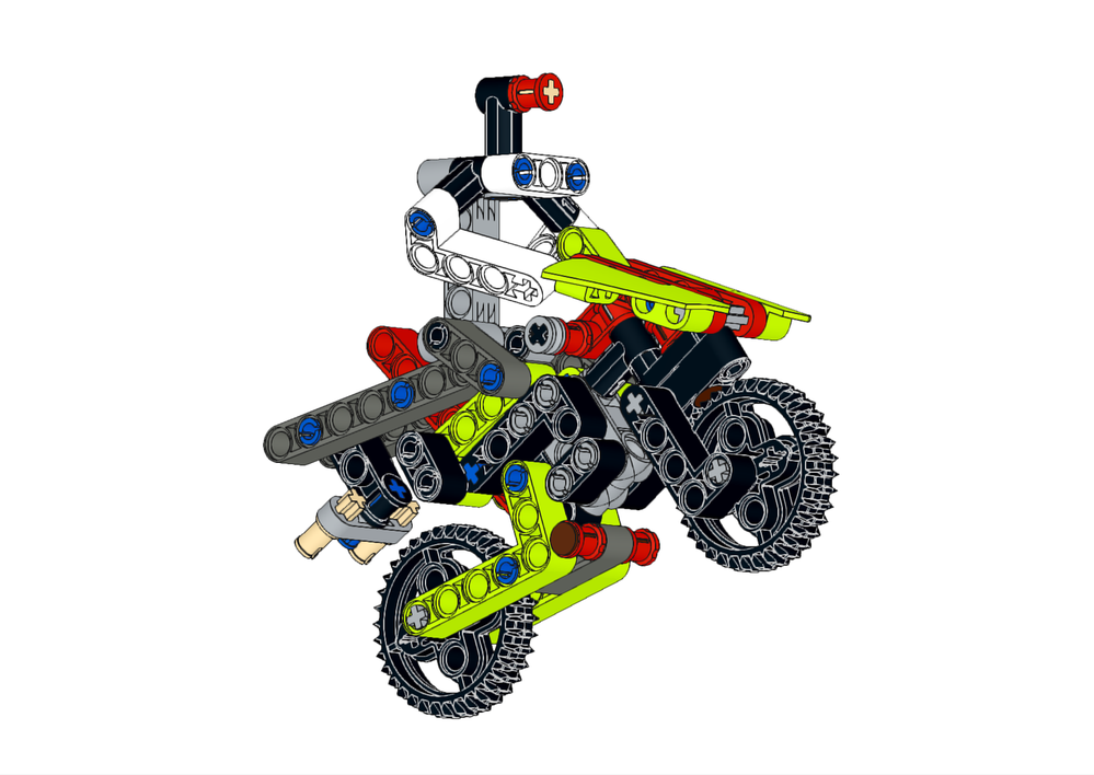 Lego Motorbike and Biker